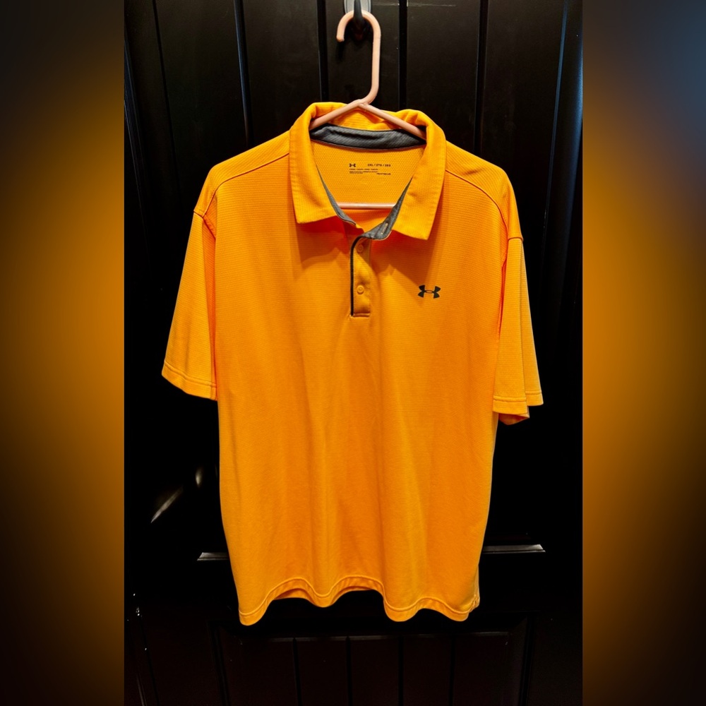 Under Armour Men's Bright Orange Polo